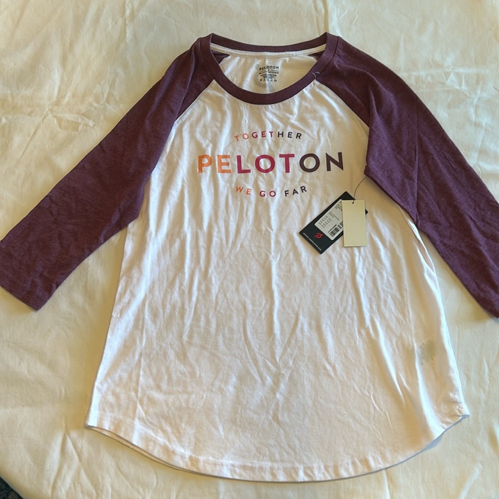 Peloton long sleeve baseball tee